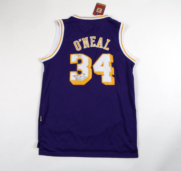 Shaq Signed Jersey Los Angeles Lakers Authentic Shaquille O'neal Auto –  More Than Sports