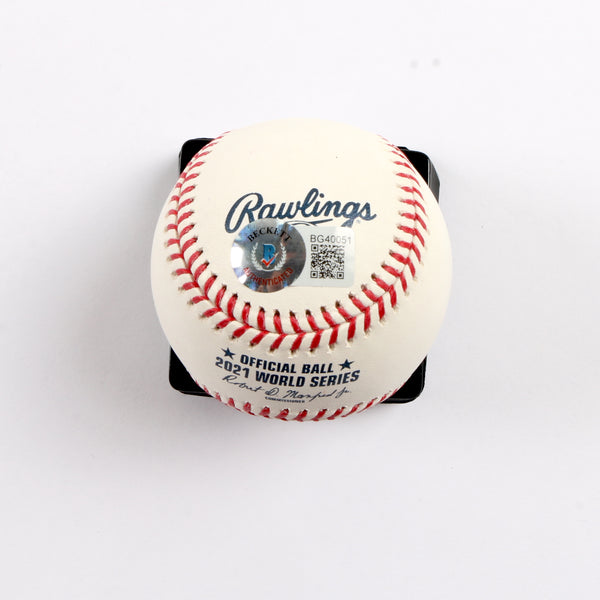 Ronald Acuna Jr. Signed/Autographed Official 2021 World Series Baseball JSA