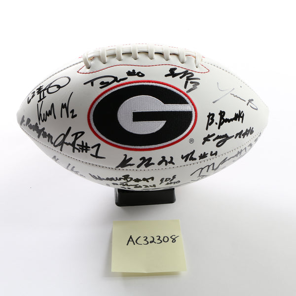 Marvin Jones Jr. Signed Mini Helmet 2022 National Champ Georgia Bulldogs  Beckett