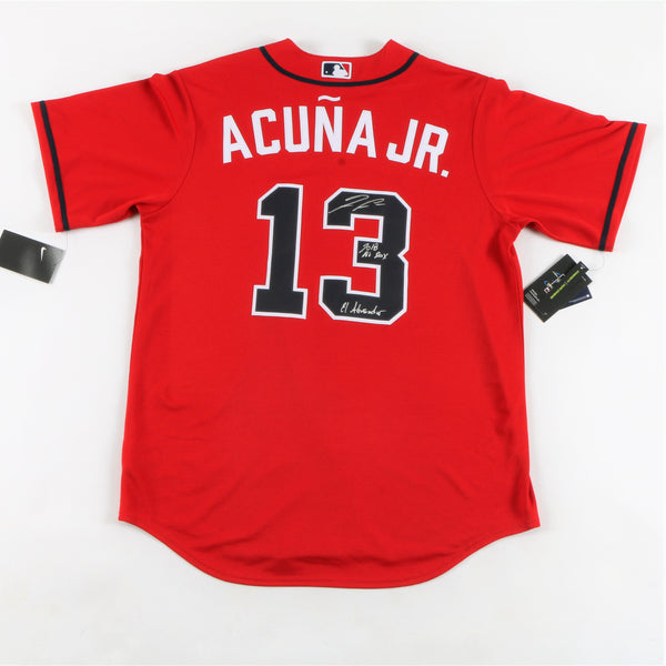 Ronald Acuña Jr. Signed Atlanta Braves Jersey with Acuña Matata Insc –  More Than Sports