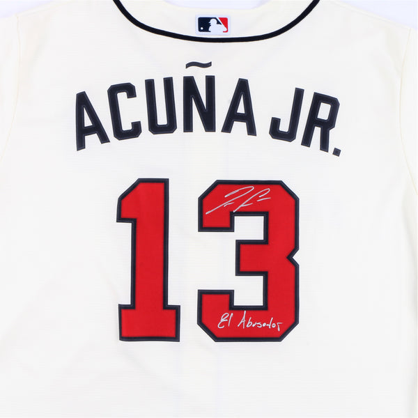 Ronald Acuna Jr Signed/Inscribed Atlanta Braves Nike Jersey Beckett 159536