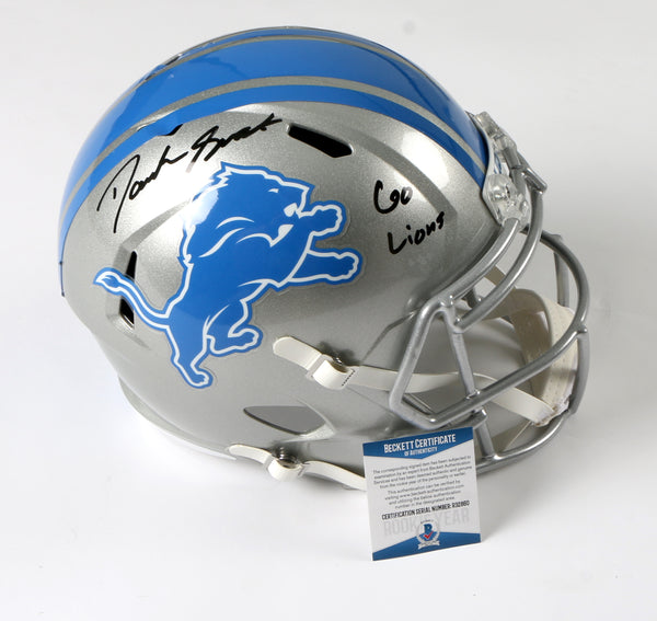 Barry Sanders Autographed Hand Signed Detroit Lions Amp Speed Full Size