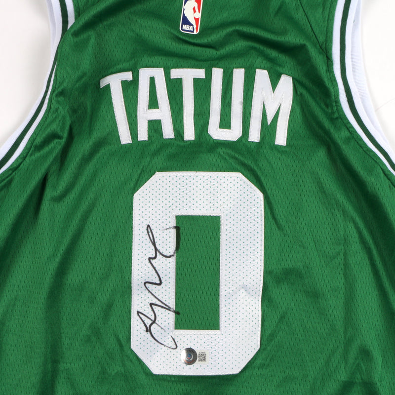 Jayson Tatum Signed Boston Celtics Banner Jersey NBA All Star