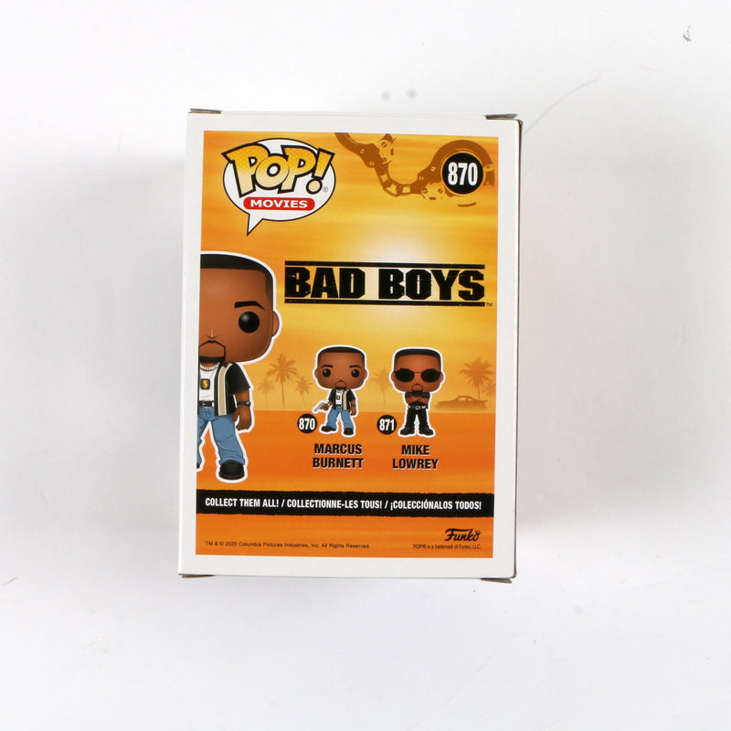 Martin Lawrence Signed Funko Pop 870 Bad Boys 'Marcus Burnett' Martin Lawrence Autograph Beckett COA