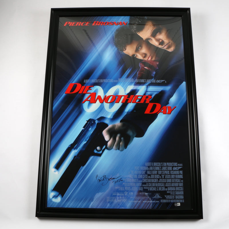 Pierce Brosnan Signed Authentic Movie Poster James Bond "Die Another Day" Beckett COA