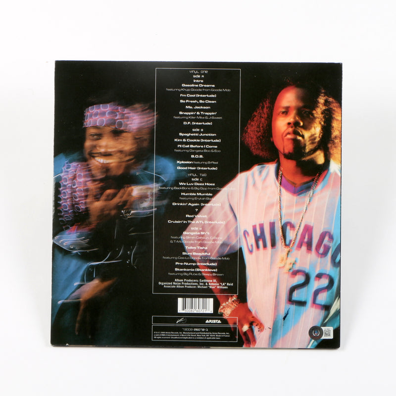 Outkast Big Boi Signed Autographed Vinyl Cover Stankonia Beckett BAS COA