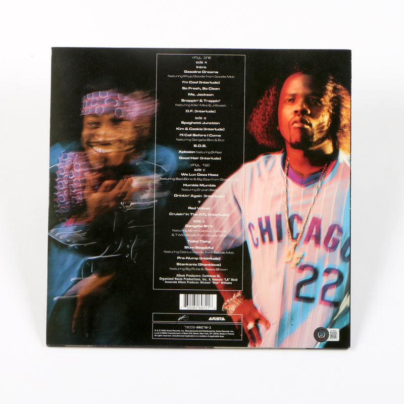 Outkast Big Boi Signed Autographed Vinyl Cover Stankonia Beckett BAS COA