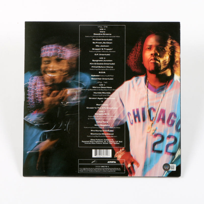 Outkast Big Boi Signed Autographed Vinyl Cover Stankonia Beckett BAS COA