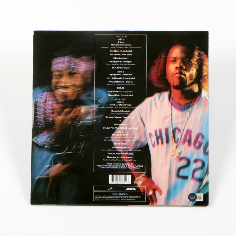 Outkast Big Boi Signed Autographed Vinyl Cover Stankonia Beckett BAS COA