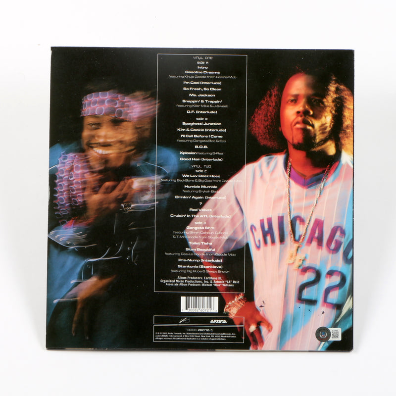 Outkast Big Boi Signed Autographed Vinyl Cover Stankonia Beckett BAS COA