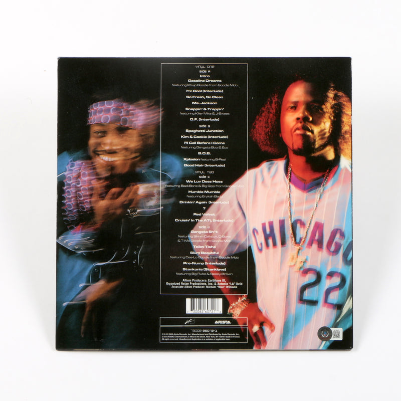 Outkast Big Boi Signed Autographed Vinyl Cover Stankonia Beckett BAS COA