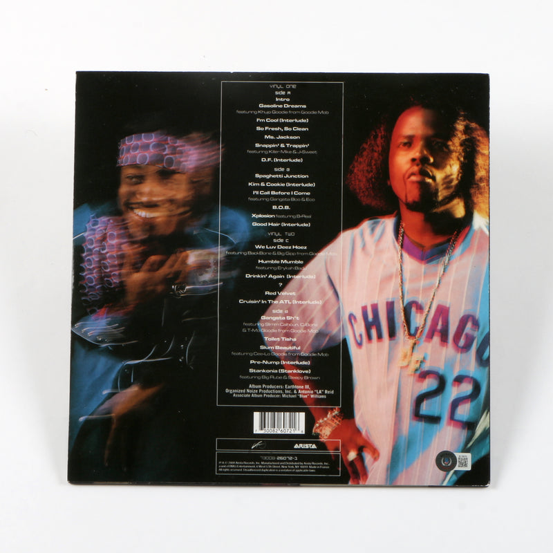 Outkast Big Boi Signed Autographed Vinyl Cover Stankonia Beckett BAS COA