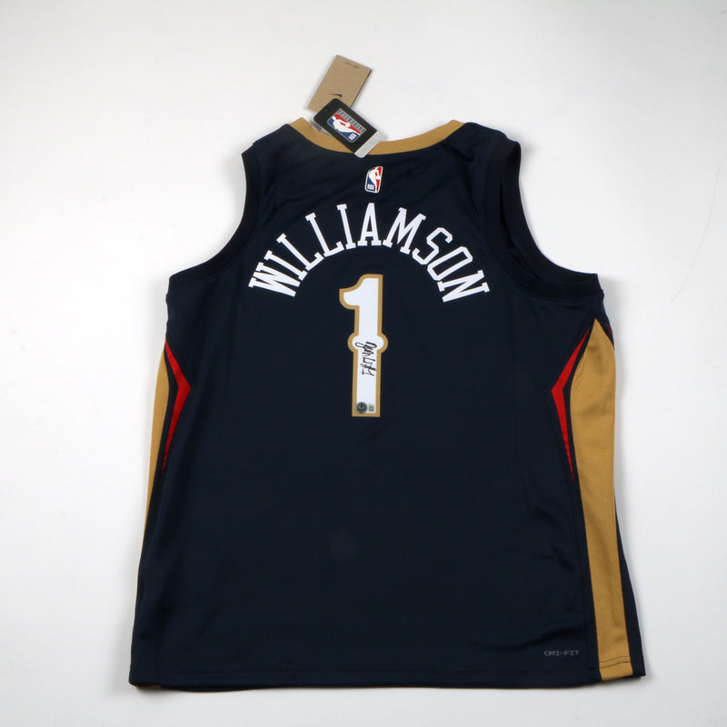 Zion Williamson Signed New Orleans Pelican Jersey Beckett COA