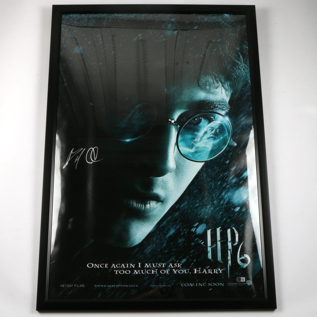 Daniel Radcliffe Signed Harry Potter "The Half Blood Prince" Poster Framed Movie Poster- COA Beckett