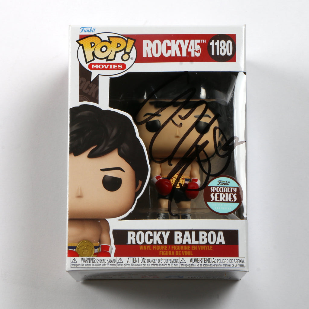 Sylvester Stallone Signed Funko Pop 1180 Rocky 45th Anniversary 'Rocky Balboa' - Autograph Beckett COA