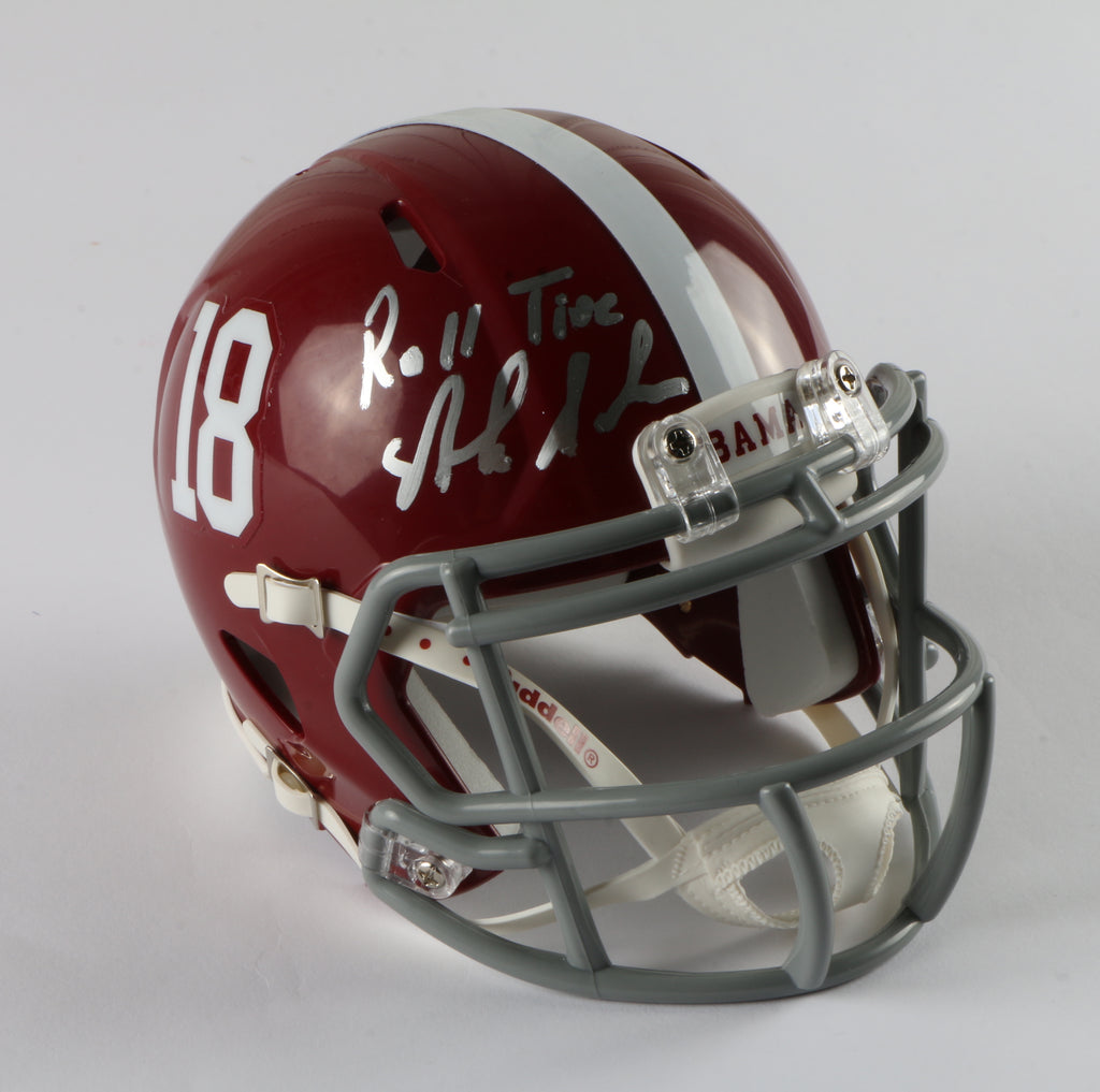Nick Saban Signed Mini Football Helmet - Alabama Football - Beckett COA