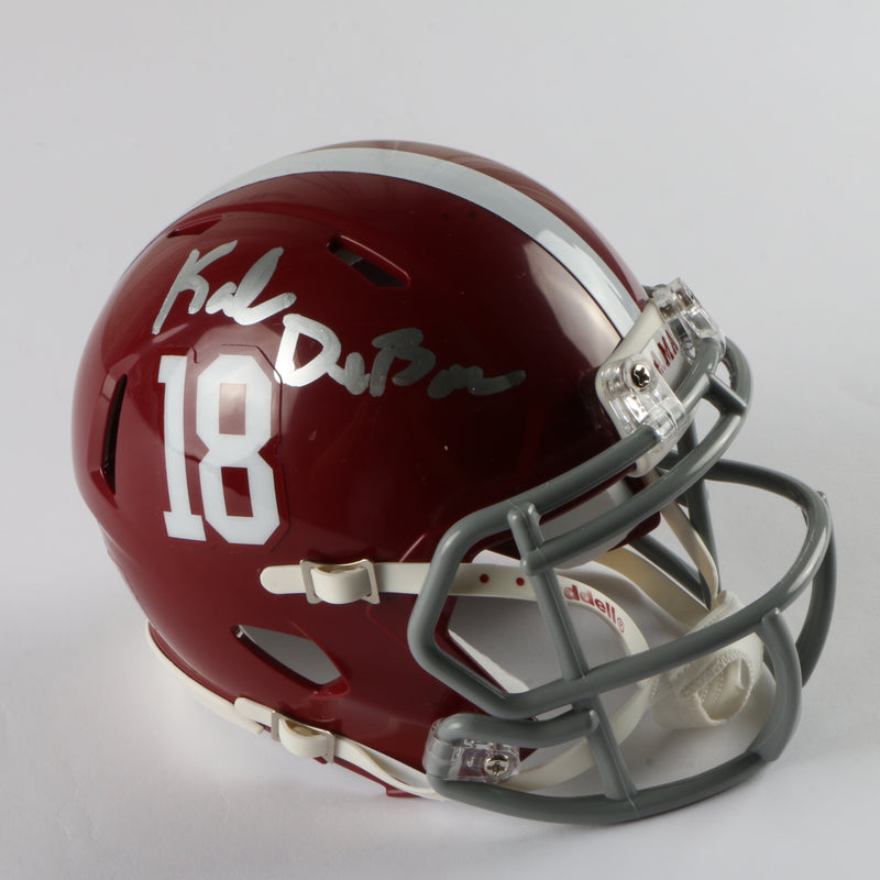 Kalen DeBoer Signed Alabama Mini Helmet Beckett COA