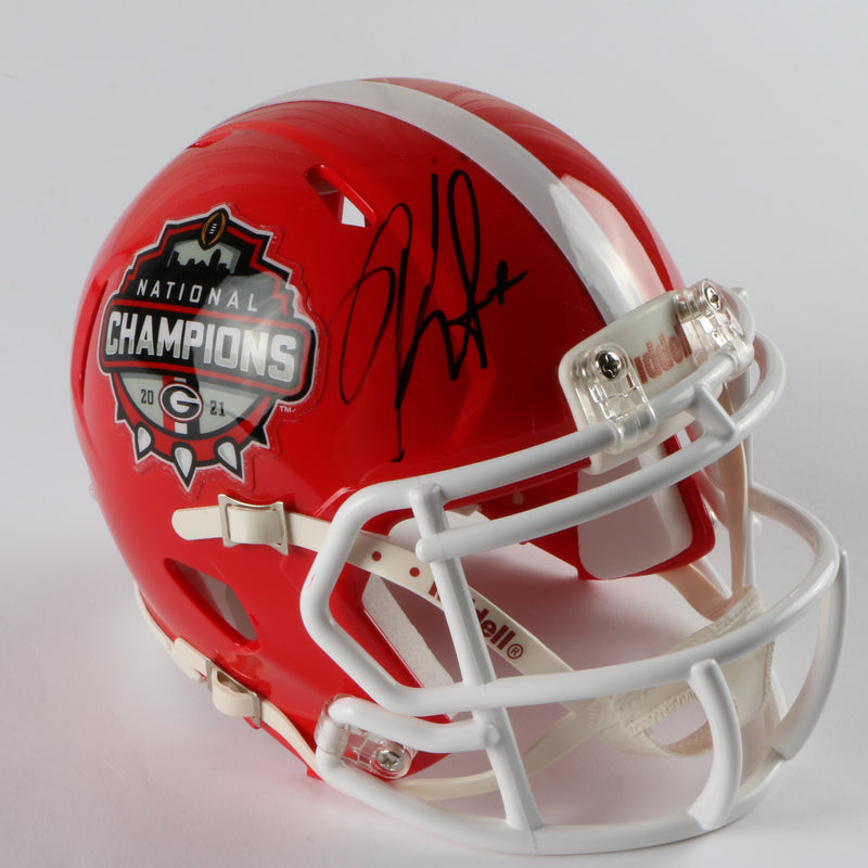 Kirby Smart Signed Mini Helmet - Georgia Football - Beckett COA