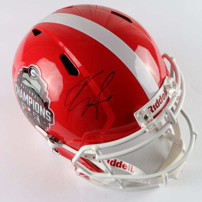 Kirby Smart Signed full size Helmet - Georgia Football - Beckett COA