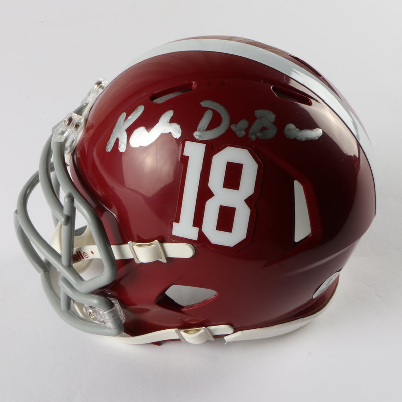 Kalen DeBoer Signed Alabama Mini Helmet Beckett COA