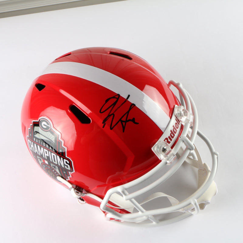 Kirby Smart Signed Full Size Helmet - Georgia Football - Beckett COA