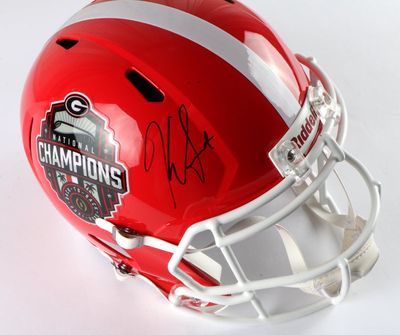 Kirby Smart Signed Full Size Helmet - Georgia Football - Beckett COA