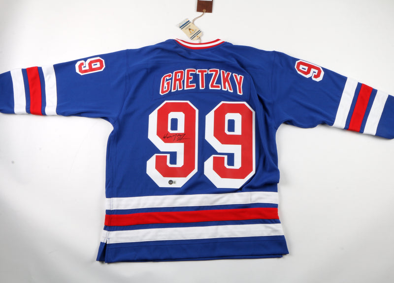 Wayne Gretzky Signed Jersey New York Rangers Beckett COA