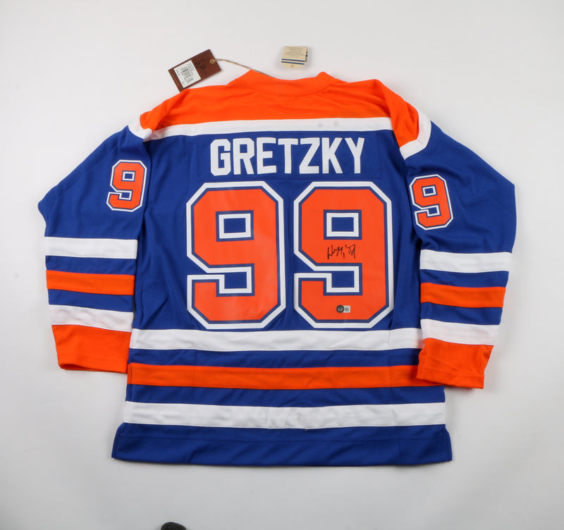 Wayne Gretzky Signed Mitchell & Ness Edmonton Oilers Jersey - Beckett COA