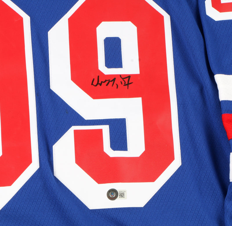 Wayne Gretzky Signed Mitchell & Ness NY Rangers Jersey - Beckett COA