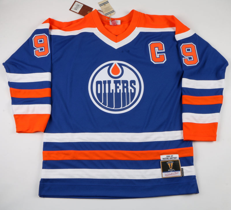 Wayne Gretzky Signed Mitchell & Ness Edmonton Oilers Jersey - Beckett COA