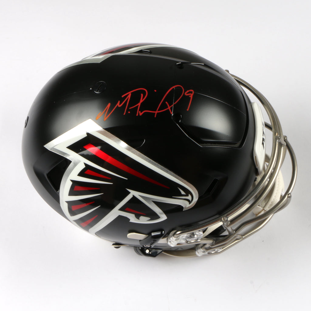 Michael Penix Jr. Signed Helmet Atlanta Falcons Speed Flex Beckett COA