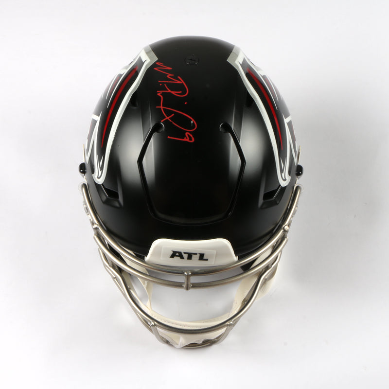 Michael Penix Jr. Signed Helmet Atlanta Falcons Speed Flex Beckett COA