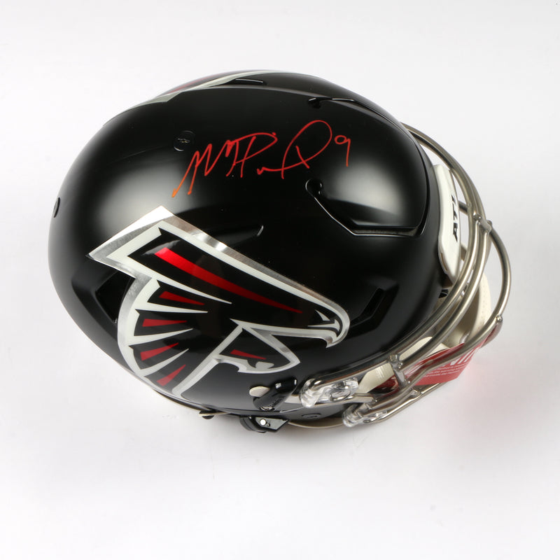 Michael Penix Jr. Signed Helmet Atlanta Falcons Speed Flex Beckett COA