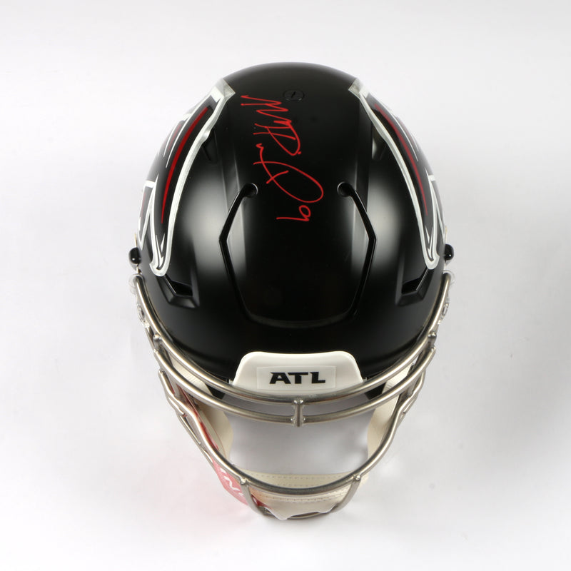 Michael Penix Jr. Signed Helmet Atlanta Falcons Speed Flex Beckett COA