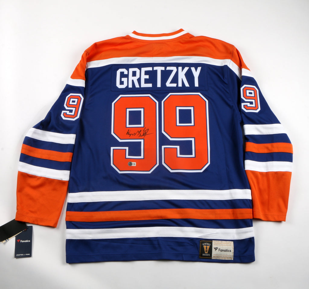 Wayne Gretzky Signed Jersey Edmonton Oilers Beckett COA