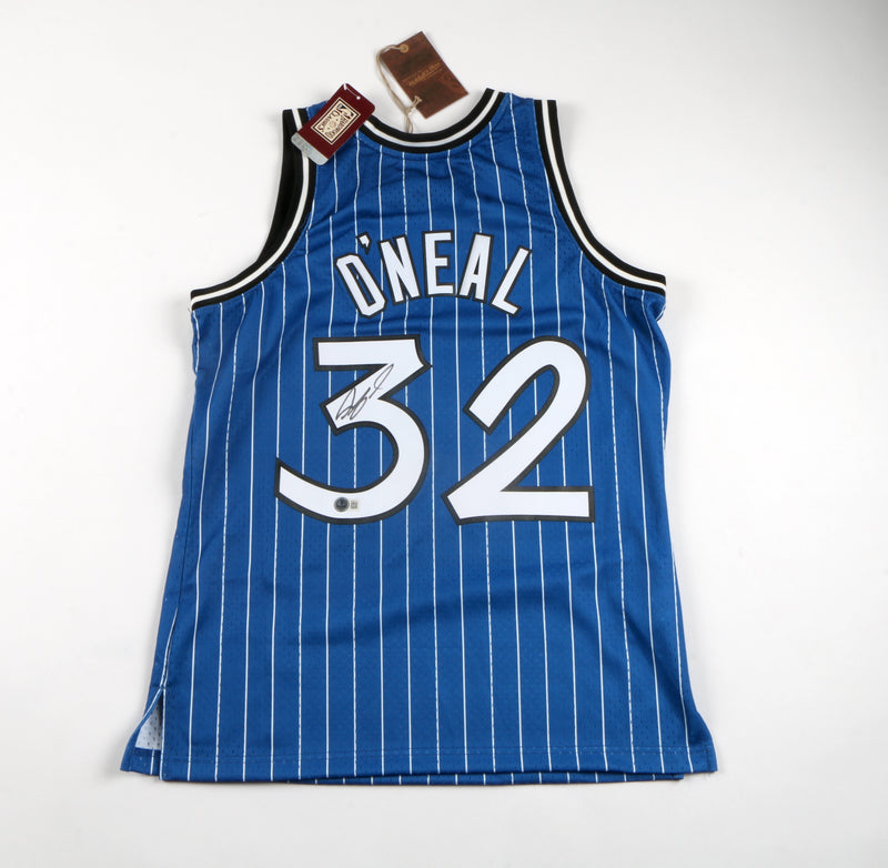 Shaq Signed Jersey Orlando Magic Authentic Shaquille O'neal Autograph Beckett