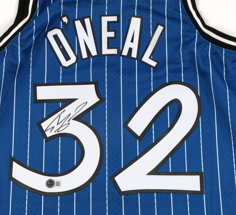 Shaq Signed Jersey Orlando Magic Authentic Shaquille O'neal Autograph Beckett