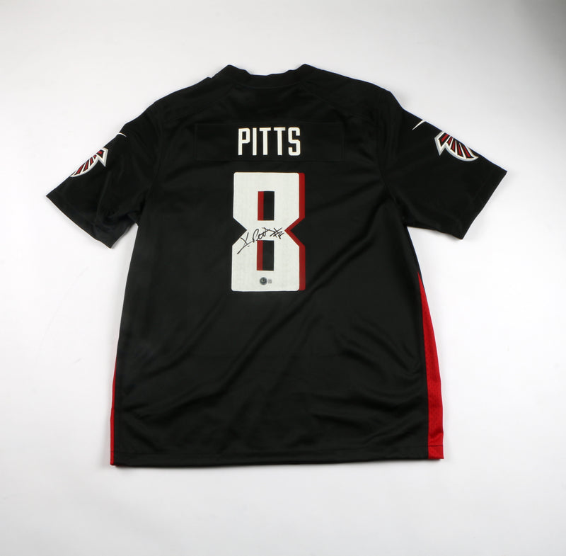 Kyle Pitts Signed Jersey - Atlanta Falcons - Black - Beckett COA