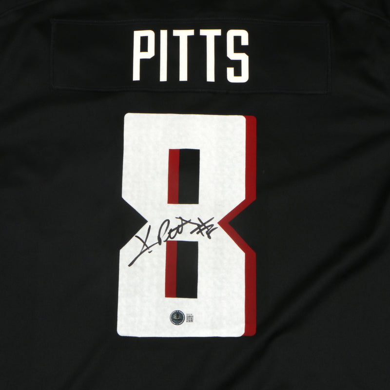 Kyle Pitts Signed Jersey - Atlanta Falcons - Black - Beckett COA