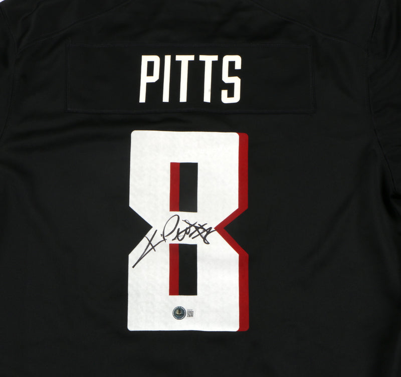 Kyle Pitts Signed Jersey - Atlanta Falcons - Black - Beckett COA