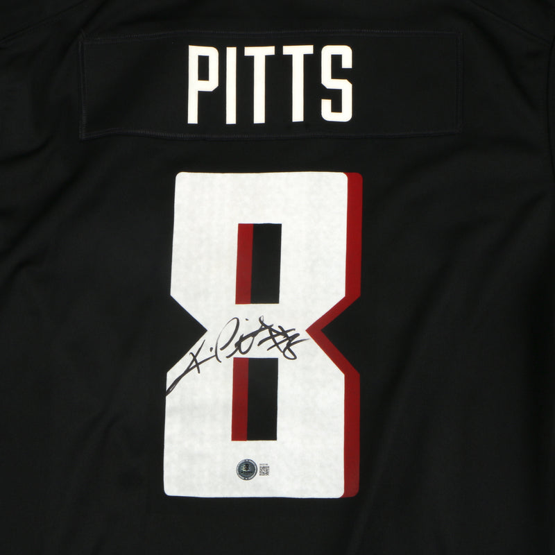 Kyle Pitts Signed Jersey - Atlanta Falcons - Black - Beckett COA