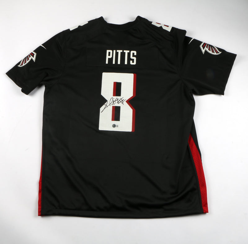 Kyle Pitts Signed Jersey - Atlanta Falcons - Black - Beckett COA