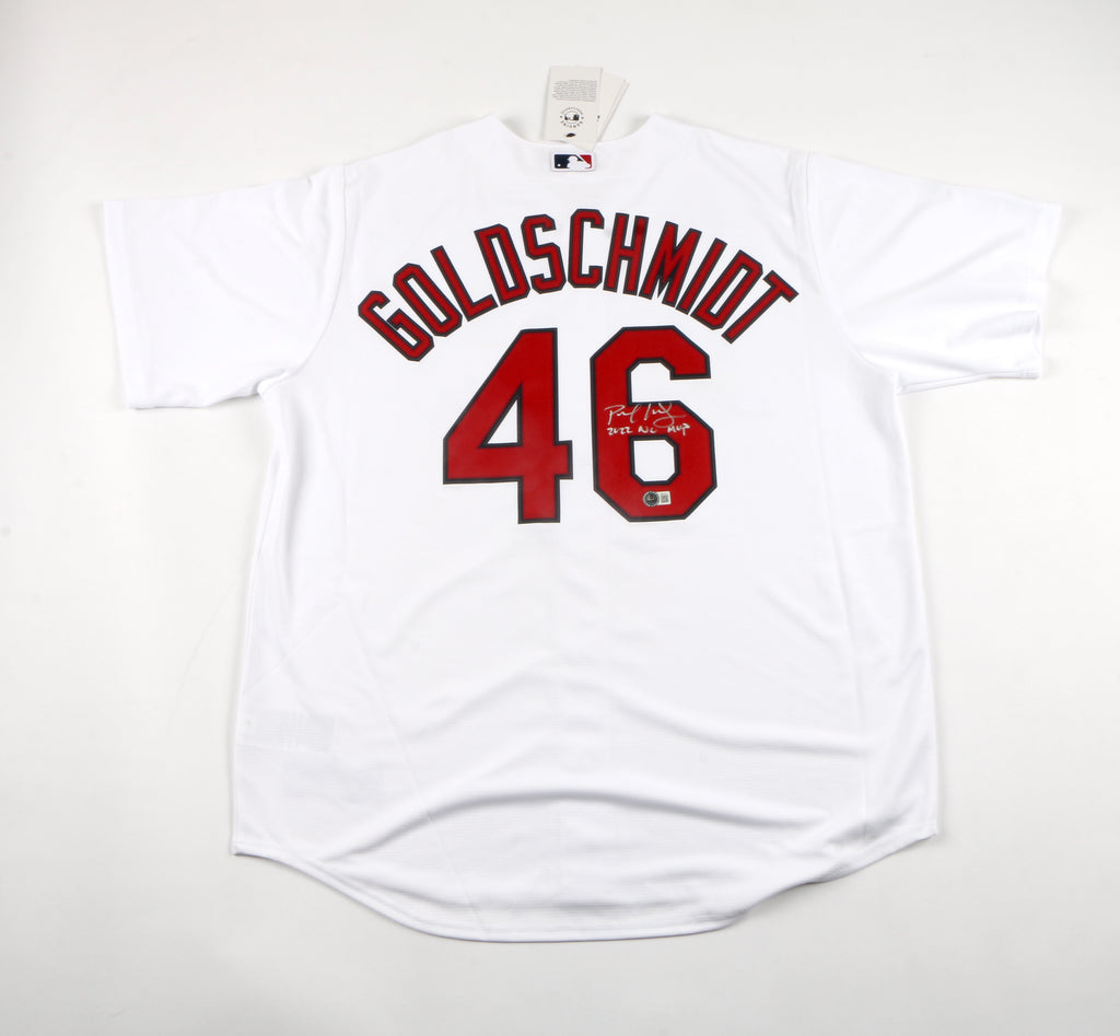 Paul Goldschmidt Signed Jersey Inscribed "2022 NL MVP" - Beckett COA