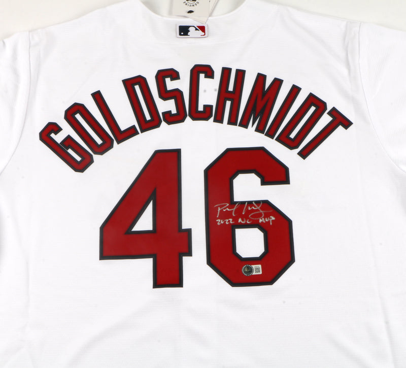 Paul Goldschmidt Signed Jersey Inscribed "2022 NL MVP" - Beckett COA