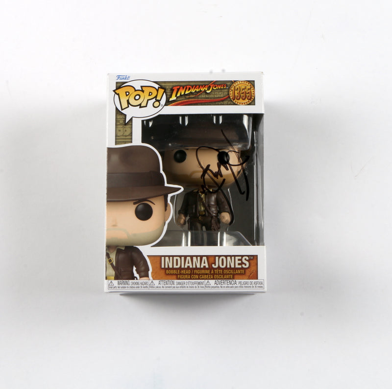 Harrison Ford Signed Funko Pop #1355 - Indiana Jones - Beckett COA