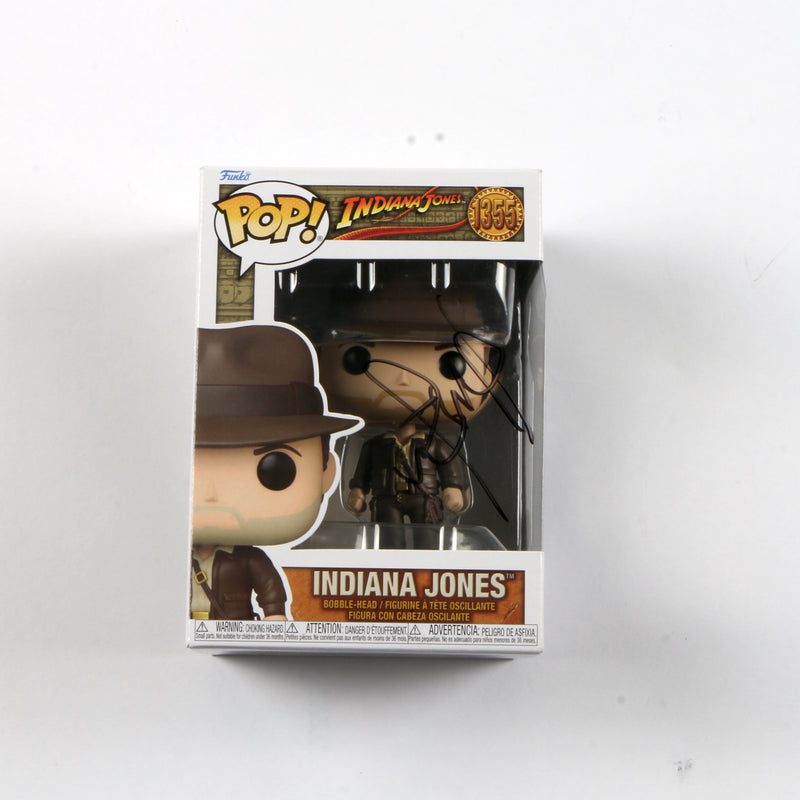 Harrison Ford Signed Funko Pop #1355 - Indiana Jones - Beckett COA