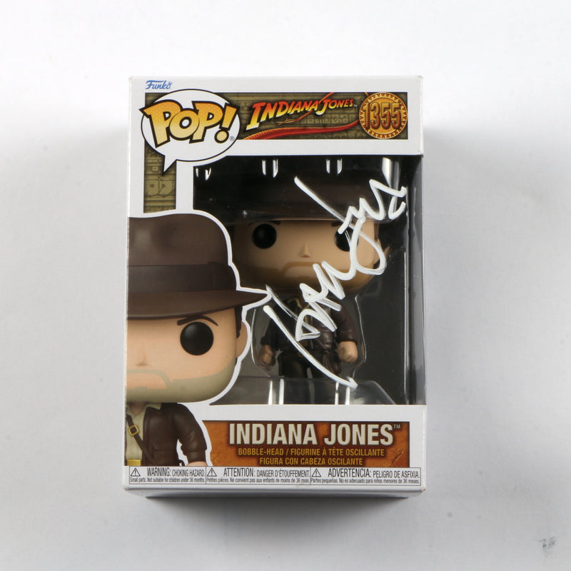 Harrison Ford Signed Funko Pop #1355 - Indiana Jones - Beckett COA