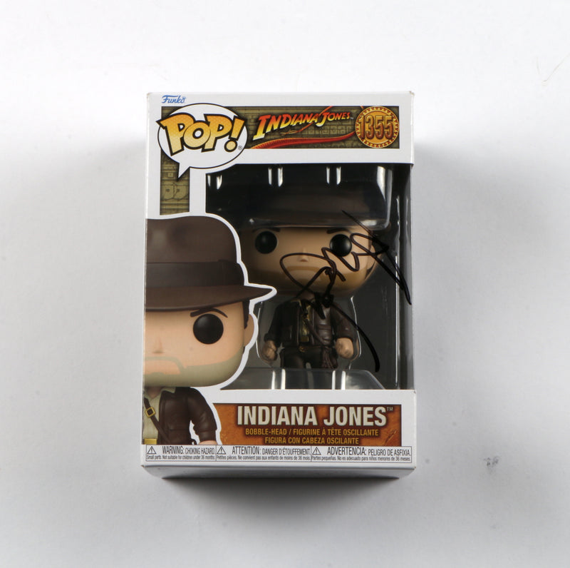 Harrison Ford Signed Funko Pop #1355 - Indiana Jones - Beckett COA