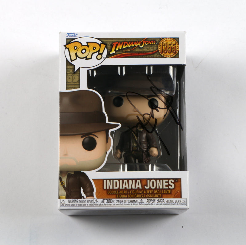 Harrison Ford Signed Funko Pop #1355 - Indiana Jones - Beckett COA