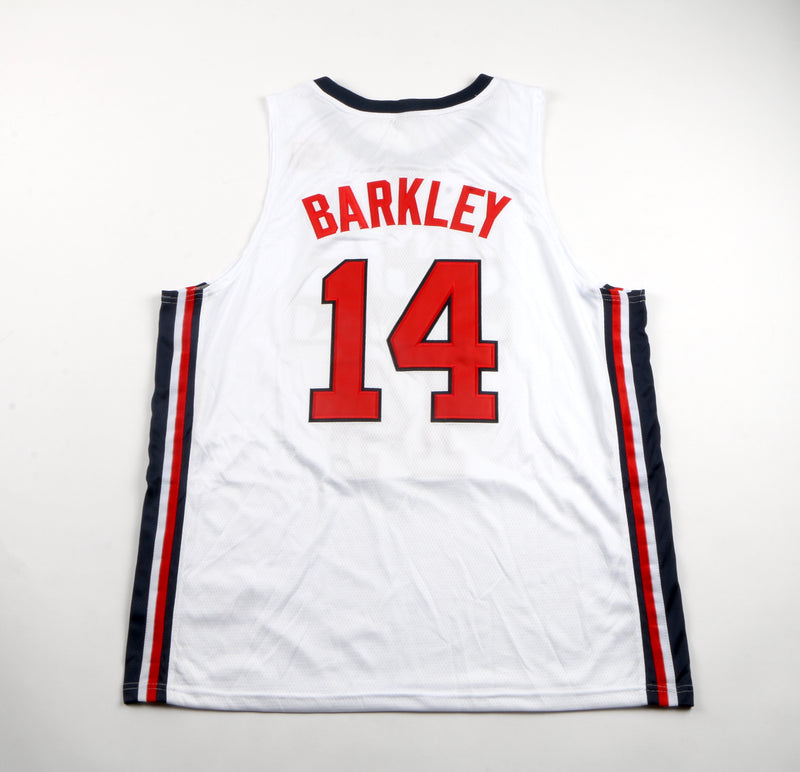 Charles Barkley Signed USA Olympics Jersey - Beckett COA